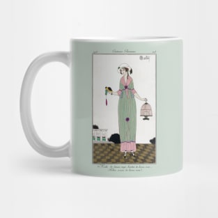 Journal des Dames et des Modes, linen dress Mug